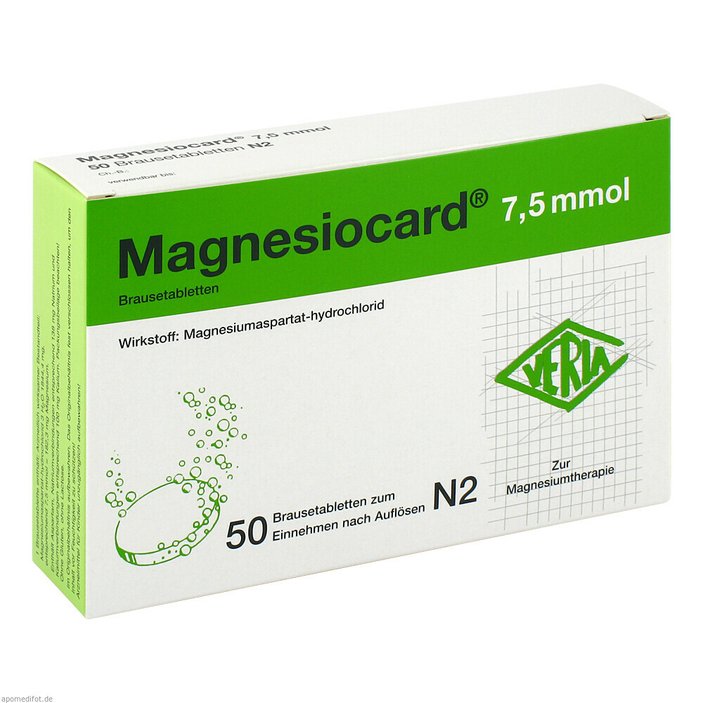 MAGNESIOCARD 7.5 MMOL 50St (VERLA)