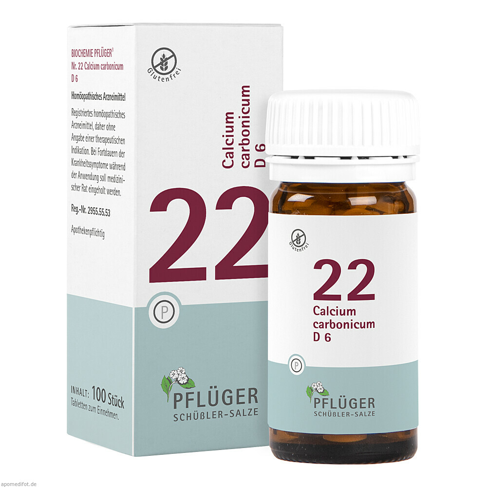 BIOCHEMIE 22 CALC CARB D 6 100St (PFLUEGER)