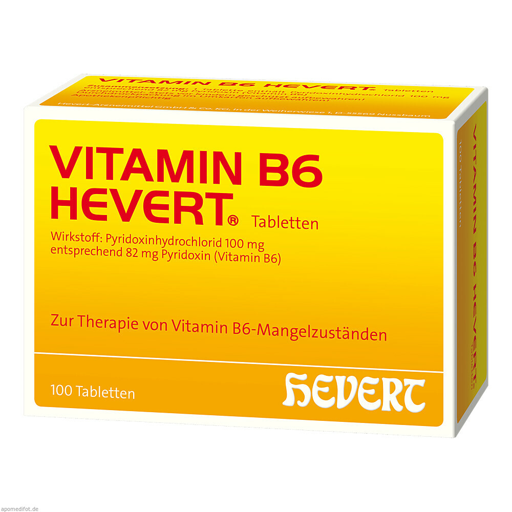 VITAMIN B6 HEVERT 100St (HEVERT)