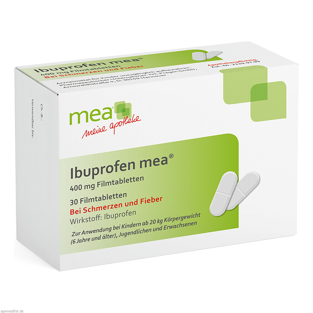 IBUPROFEN MEA 400MG FTA 30St (SANACORP PHARMAHANDEL)