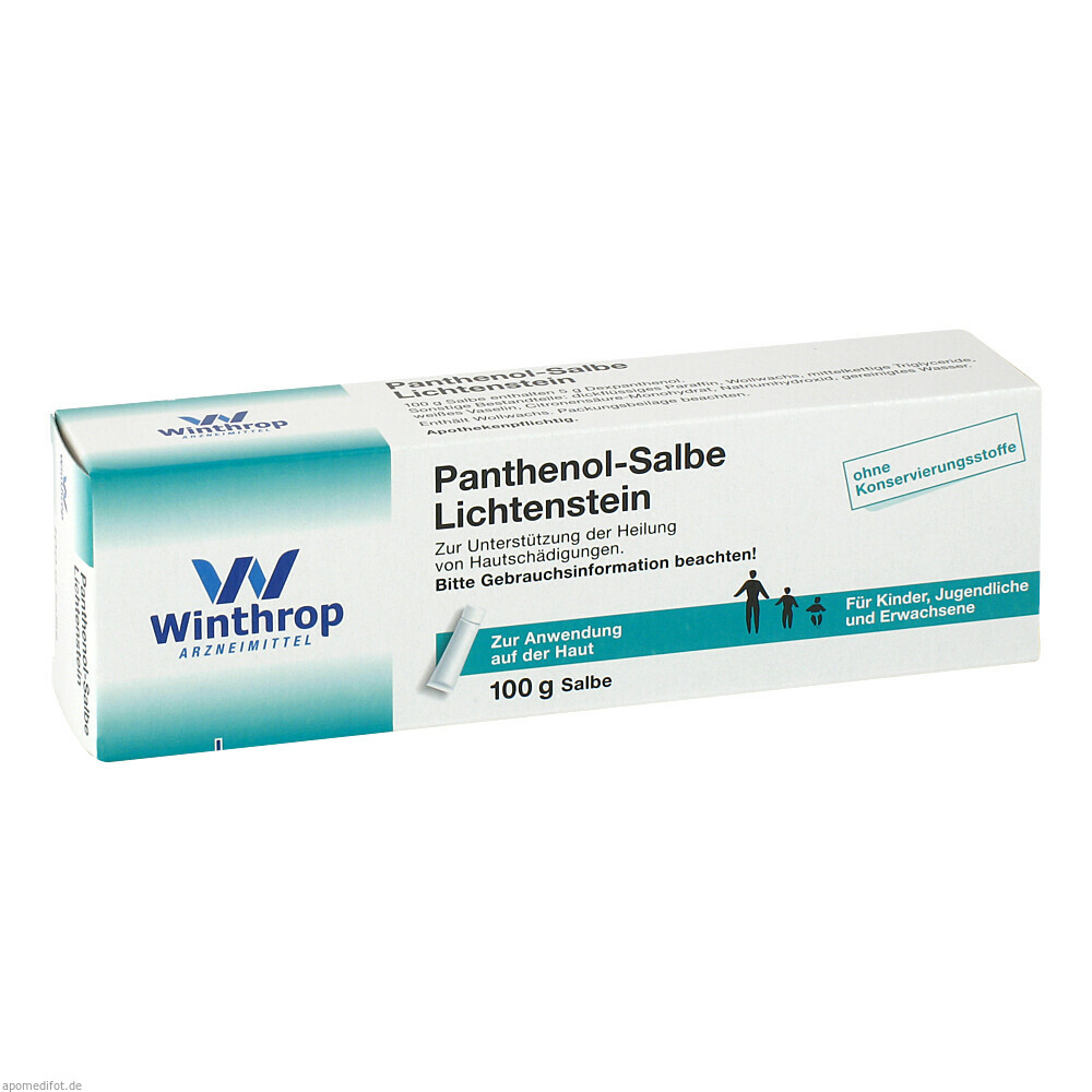 PANTHENOL 5% LICHTENST 100g (ZENTIVA PHARMA)