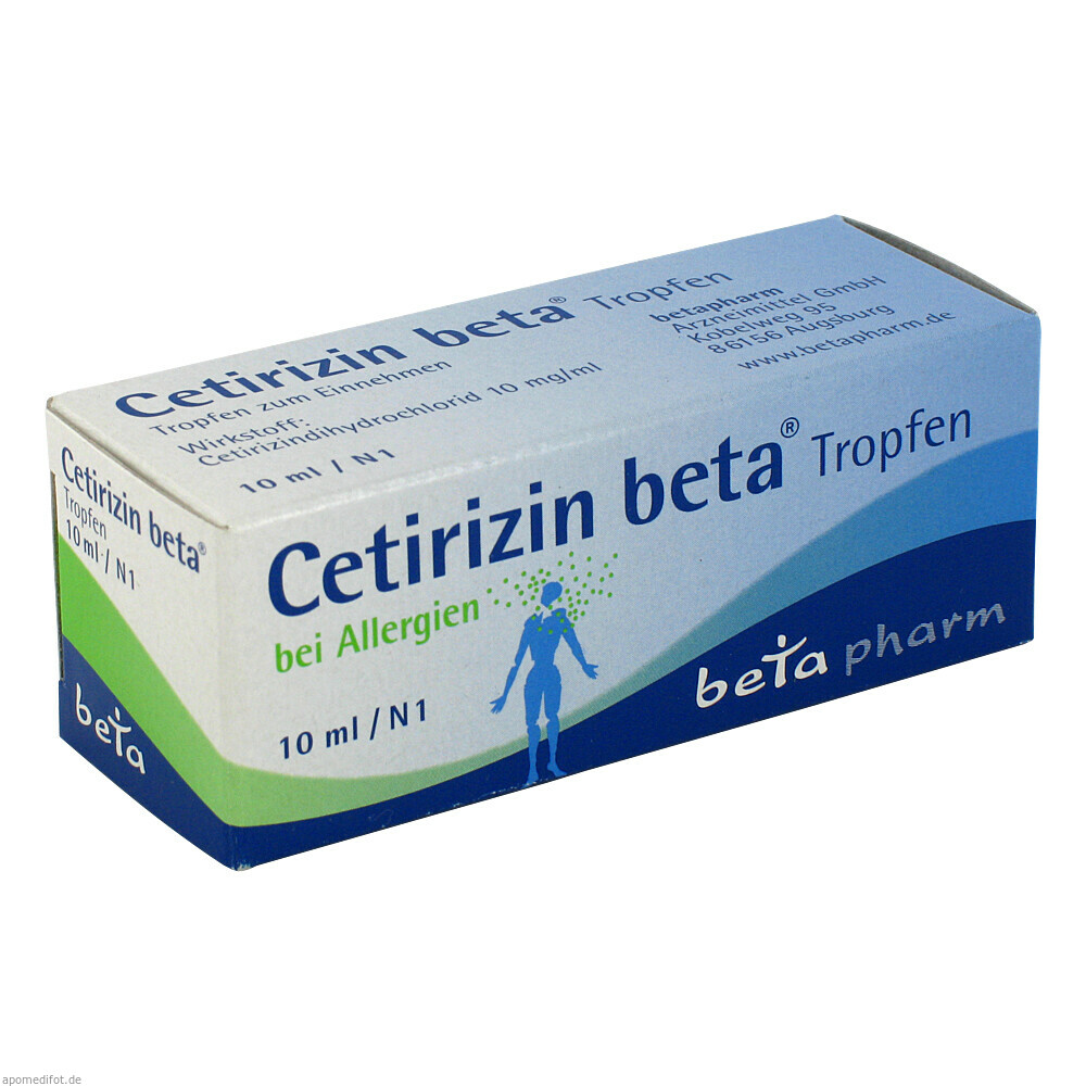 CETIRIZIN BETA TROPFEN 10ml (BETAPHARM)