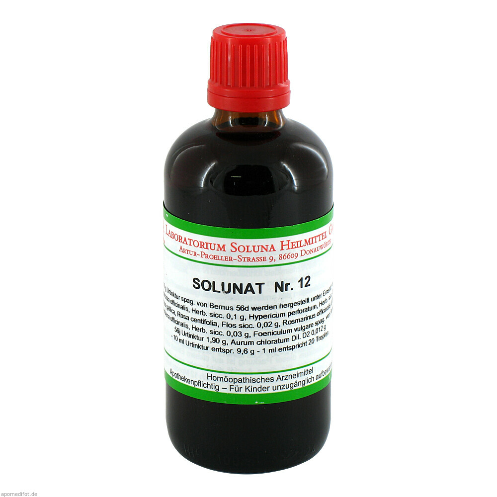 SOLUNAT NR 12 100ml (LABORATORI)