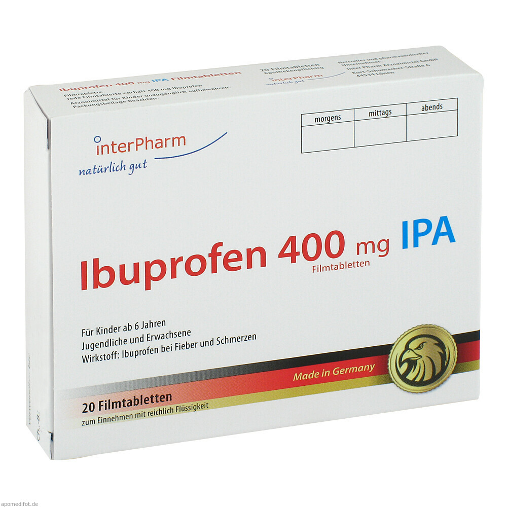 IBUPROFEN 400MG IPA 20St (INTERPHARM)