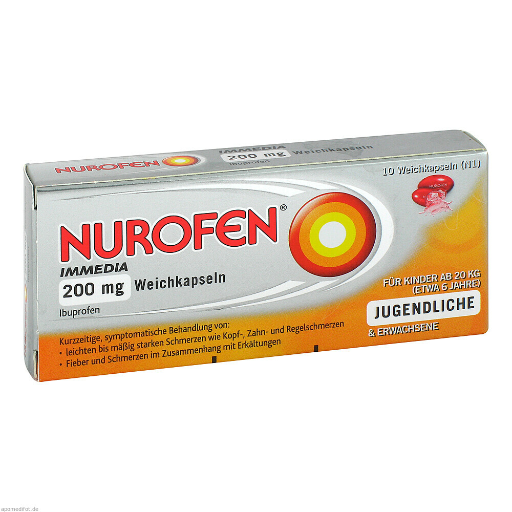 NUROFEN IMMEDIA 200 MG 10St (RECKITT BENCKISER)