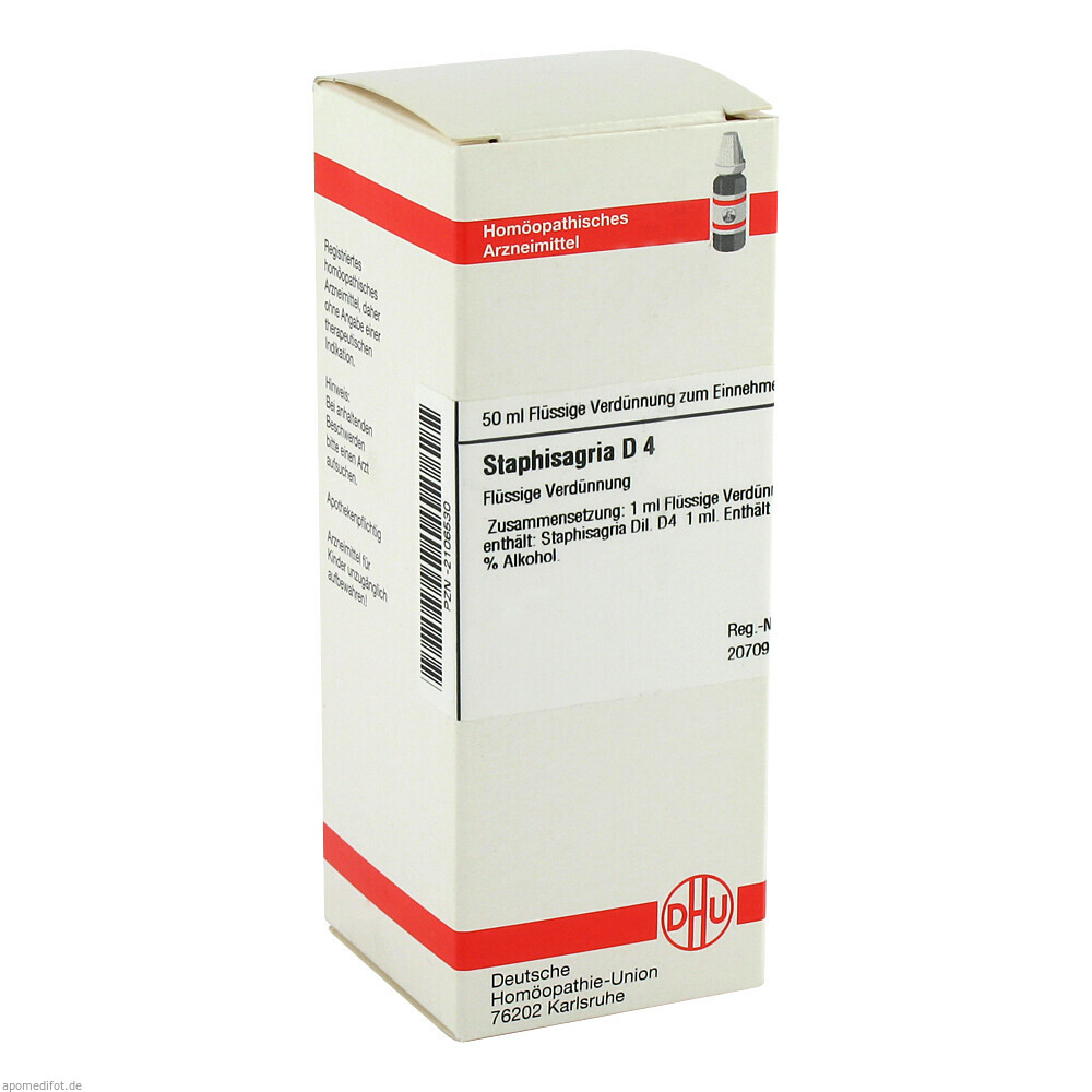 STAPHISAGRIA D 4 50ml (DHU)