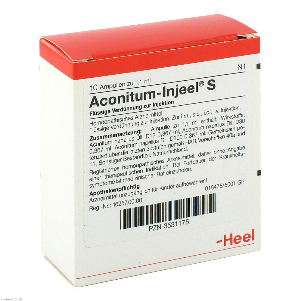 ACONITUM INJ S 10St (HEEL)