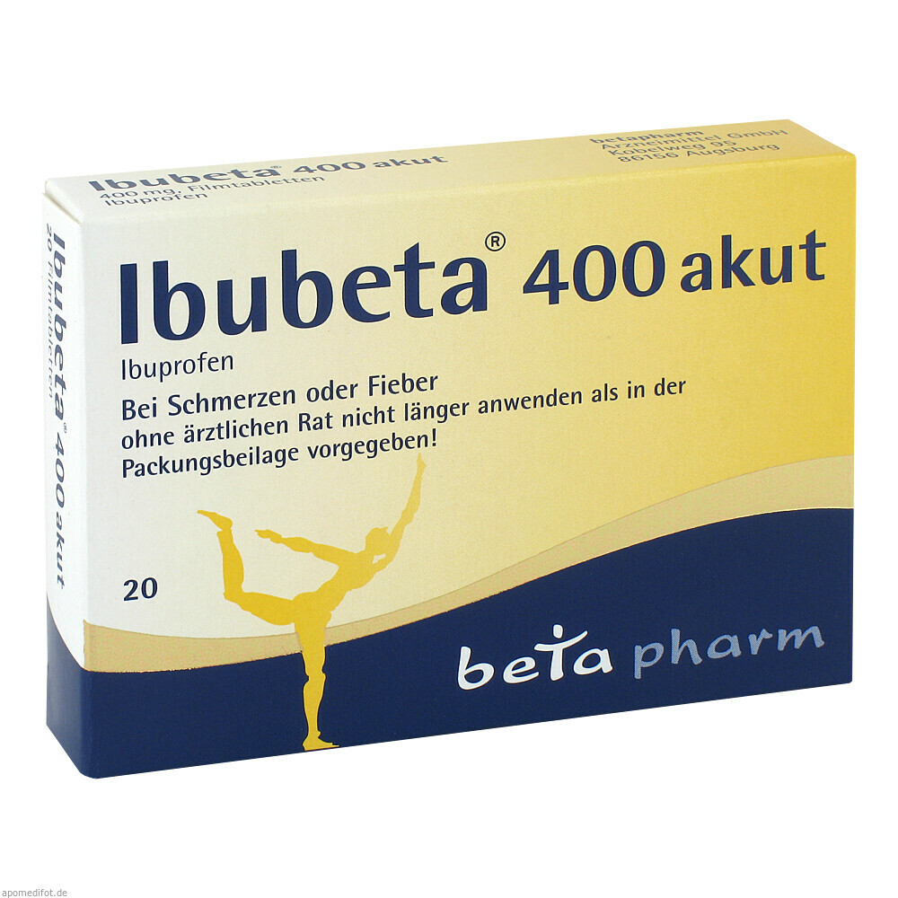 IBUBETA 400 AKUT 20St (BETAPHARM)