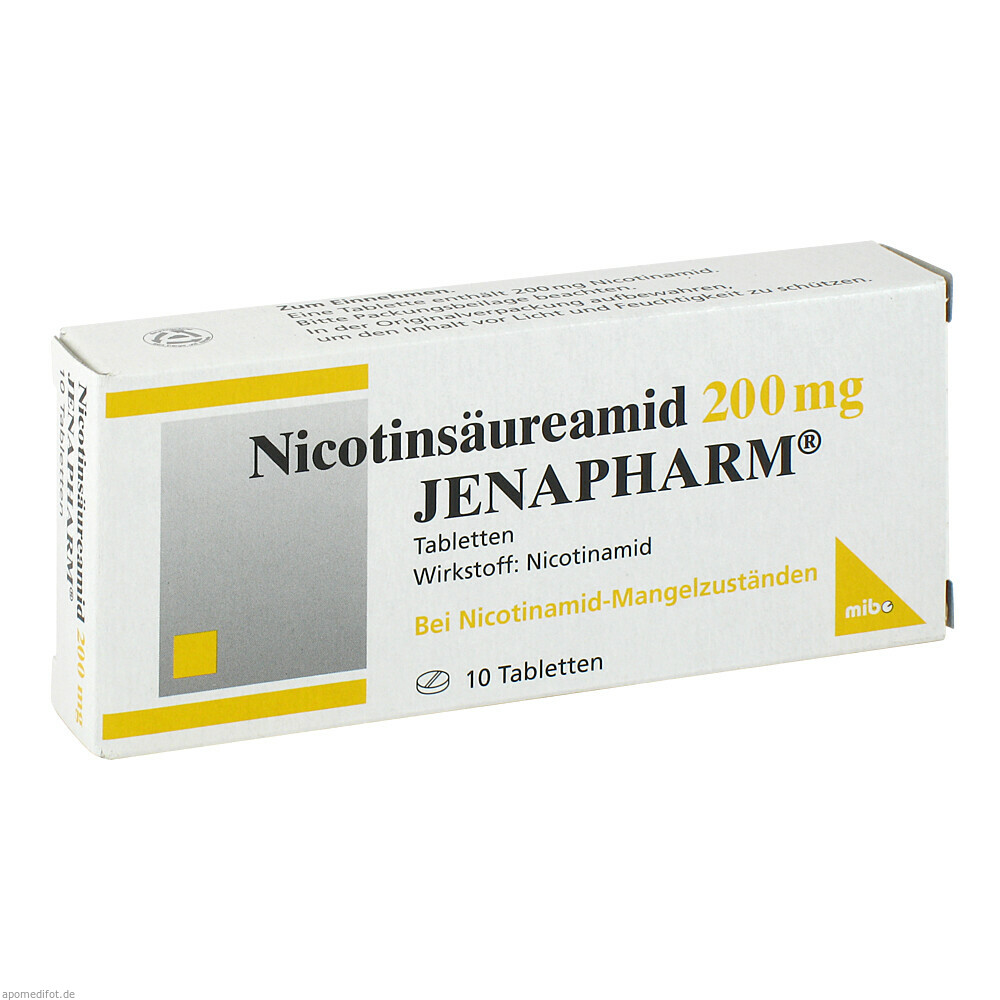 NICOTINSAEUREAM 200MG JENA 10St (AXICORP PHARMA GB AXIC)