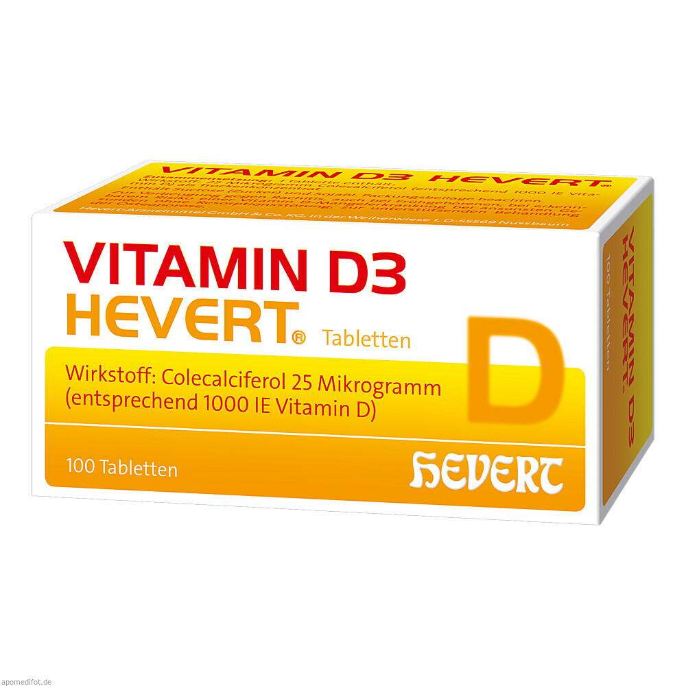 VITAMIN D 3 HEVERT 100St (HEVERT)