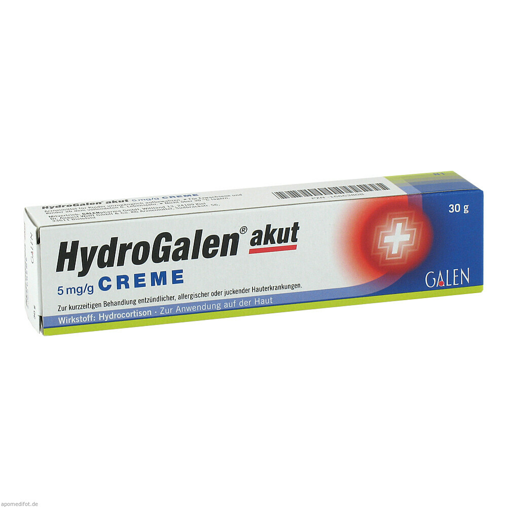 HYDROGALEN AKUT 5MG/G CRE 30g (GALENPHARMA)