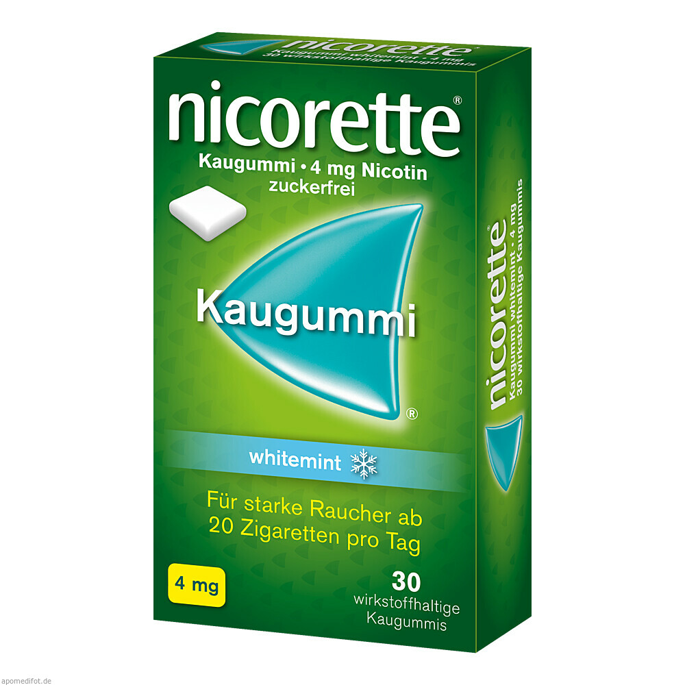 NICORETTE 4MG WHITEMINT 30St (JOHNSON & JOHNS. OTC)