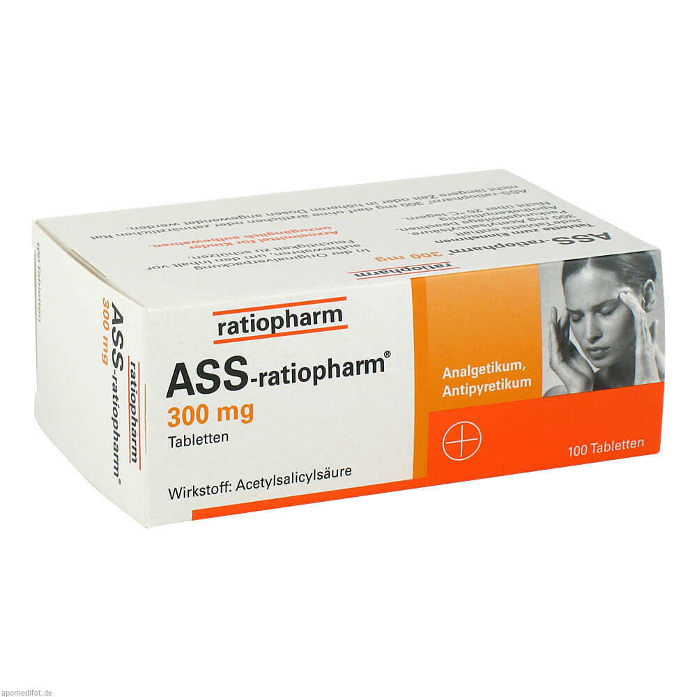 ASS RATIOPHARM 300MG 100St (RATIOPHARM)