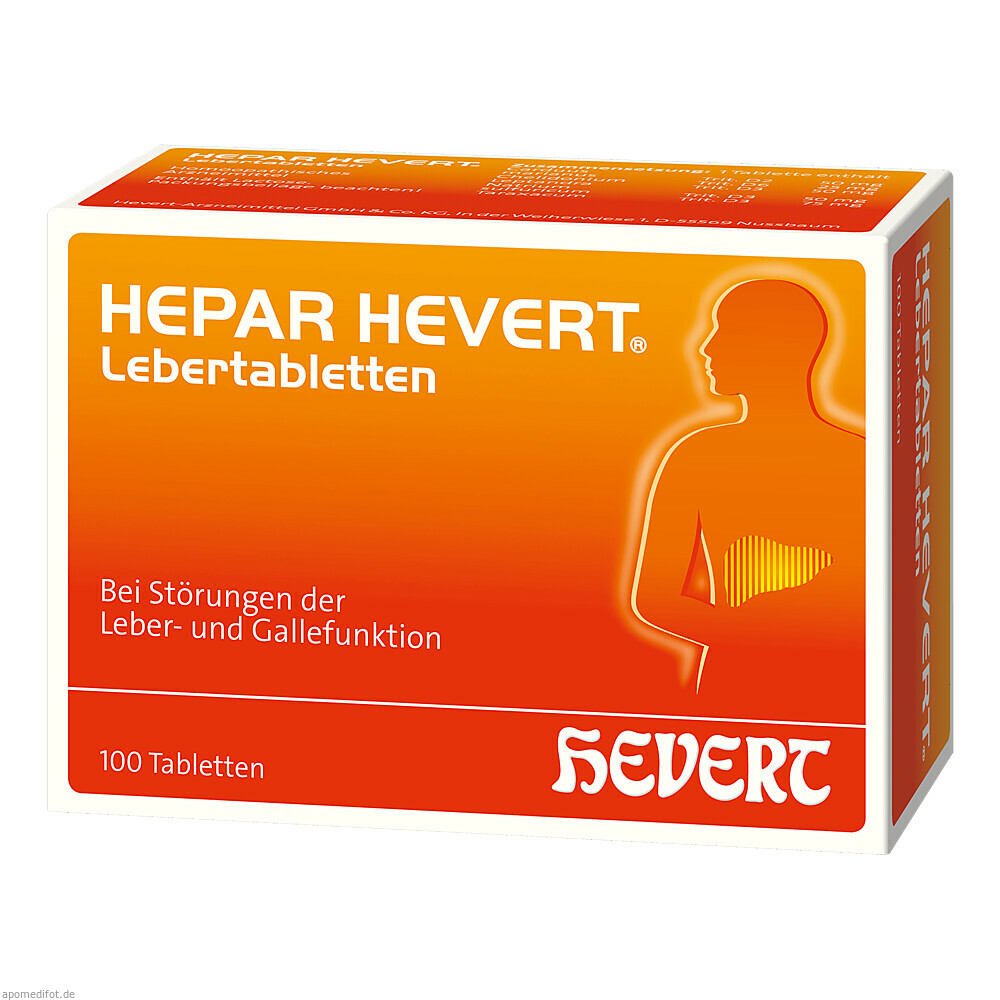 HEPAR HEVERT LEBERTABL 100St (HEVERT)