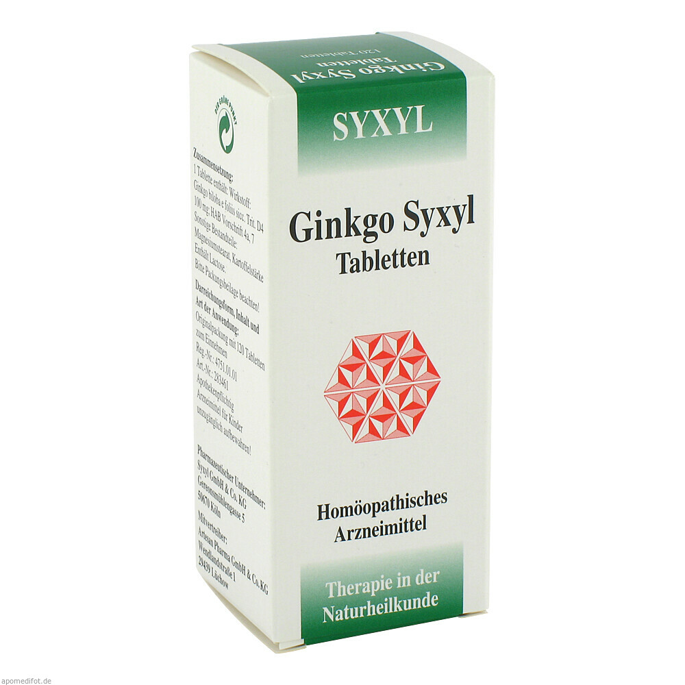 GINKGO SYXYL TABLETTEN 120St (KLOSTERFRAU)