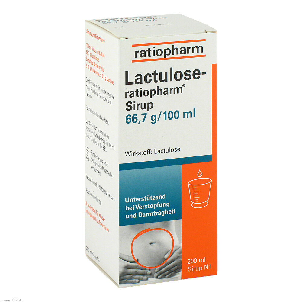 LACTULOSE RATIOPHARM SIRUP 200ml (RATIOPHARM)