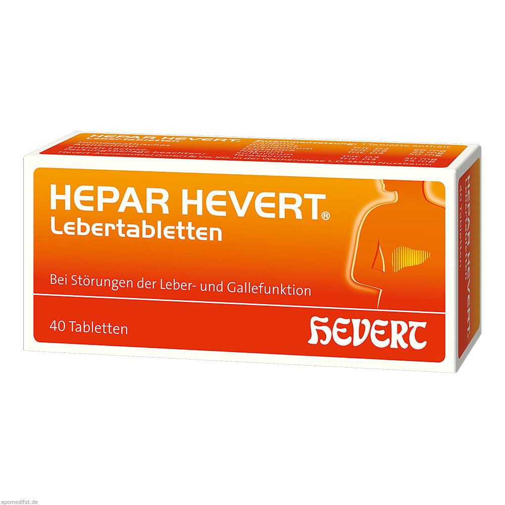 HEPAR HEVERT LEBERTABL 40St (HEVERT)