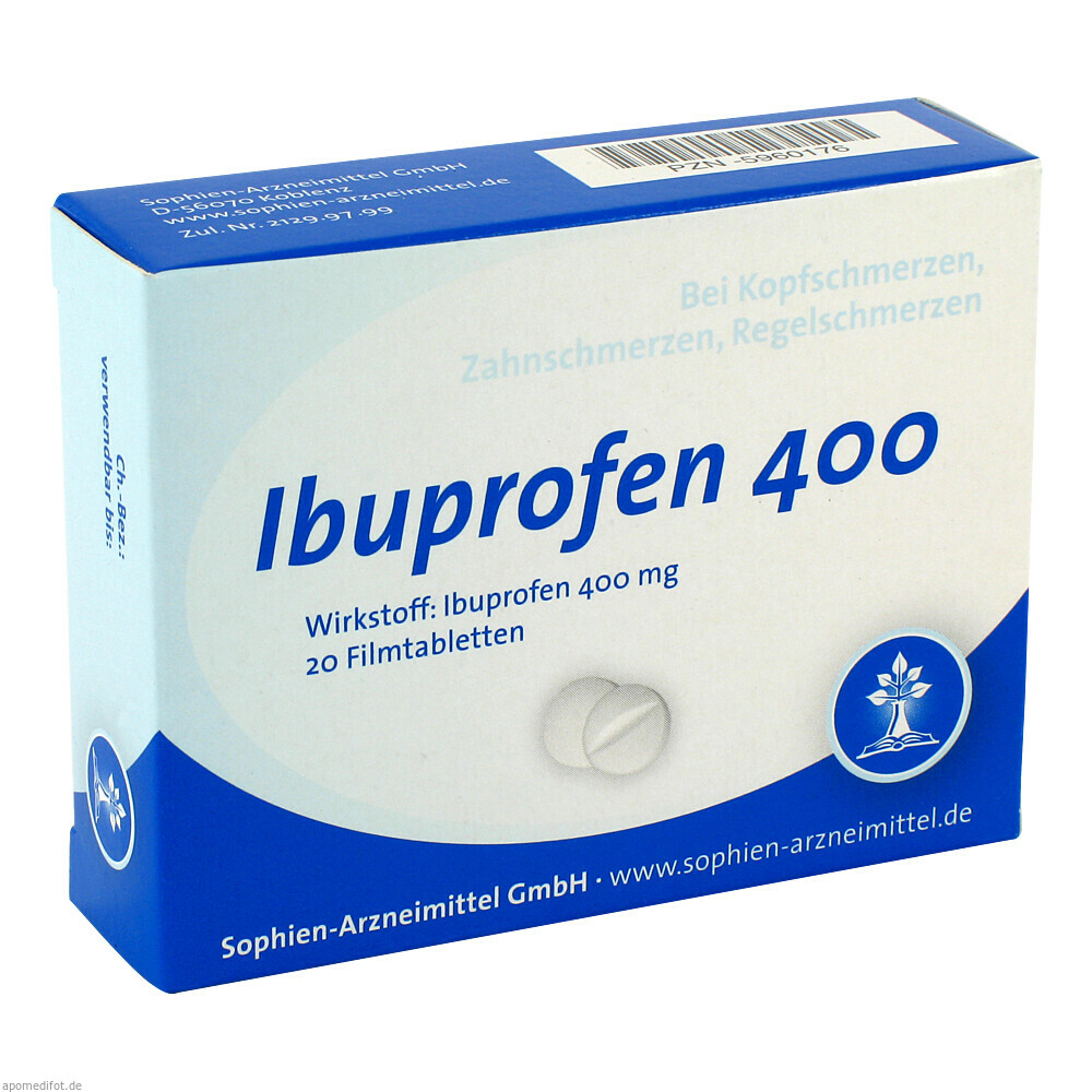 IBUPROFEN SOPHIEN 400 20St (SOPHIEN AM)