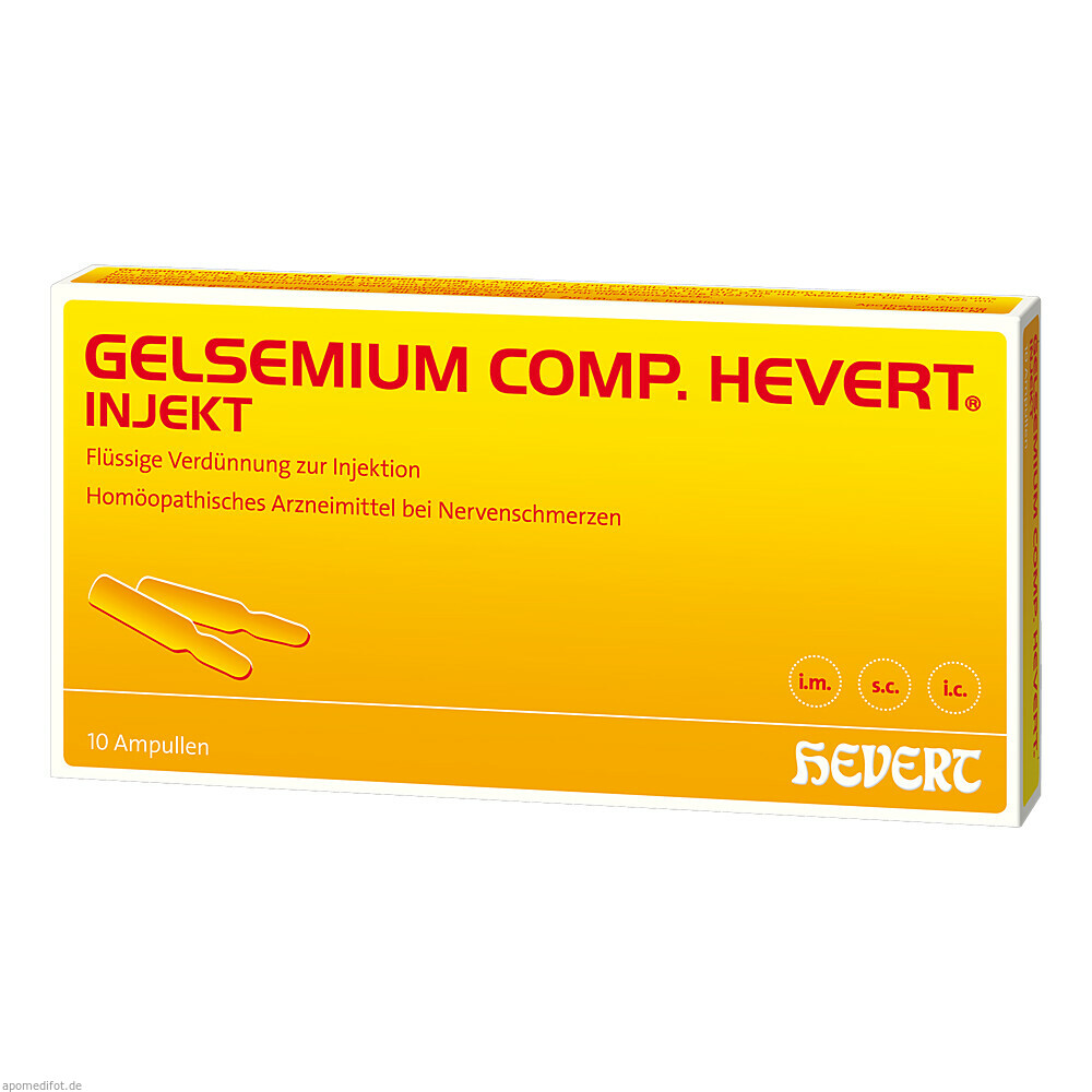 GELSEMIUM COMP HEVERT INJ 10St (HEVERT)