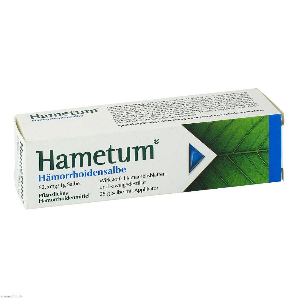 HAMETUM HAEMORRHOIDEN SALB 25g (SCHWABE)