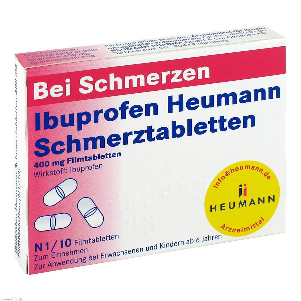 IBUPROFEN HEUM SCHMERZ 400 10St (HEUMANN PHARMA GENER.)