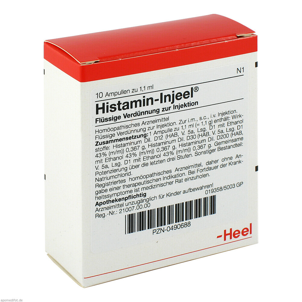 HISTAMIN INJ HOM ALL 10St (HEEL)