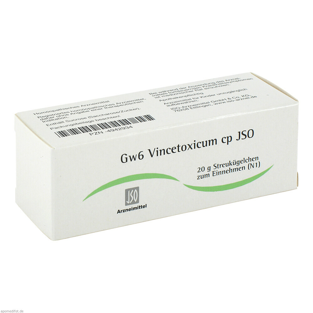 GW6 VINCETOXICUM CP JSO 20g (ISO ARZNEI)