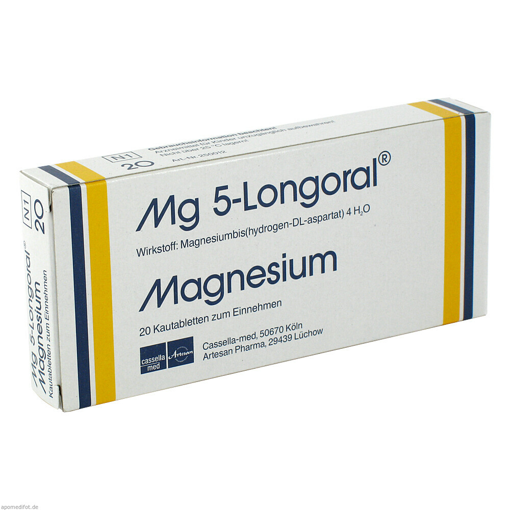 MG 5 LONGORAL 20St (DROSSAPHARM)