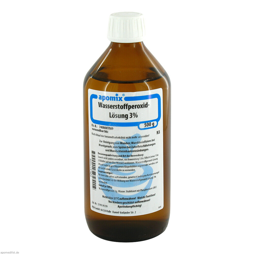 WASSERSTOFFPEROX 3% DAB 10 500g (APOMIX PKH)