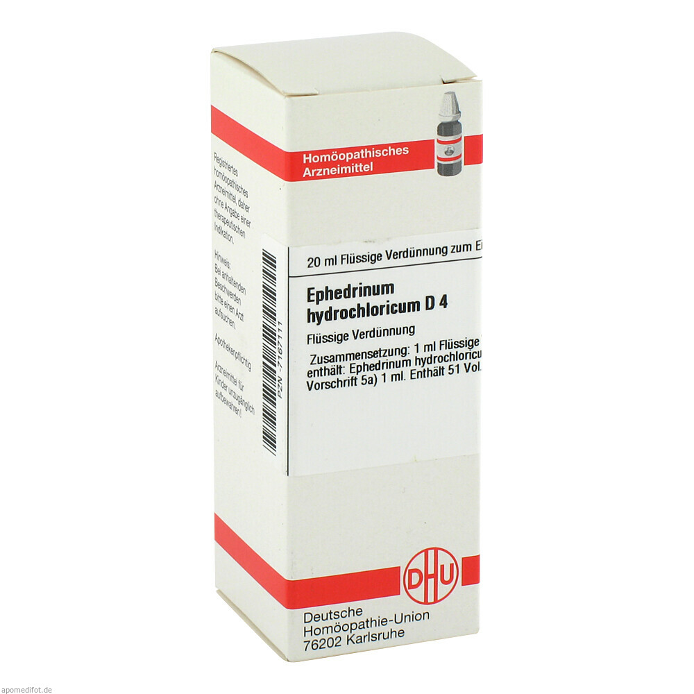 EPHEDRINUM HYDROCHLO D 4 20ml (DHU)