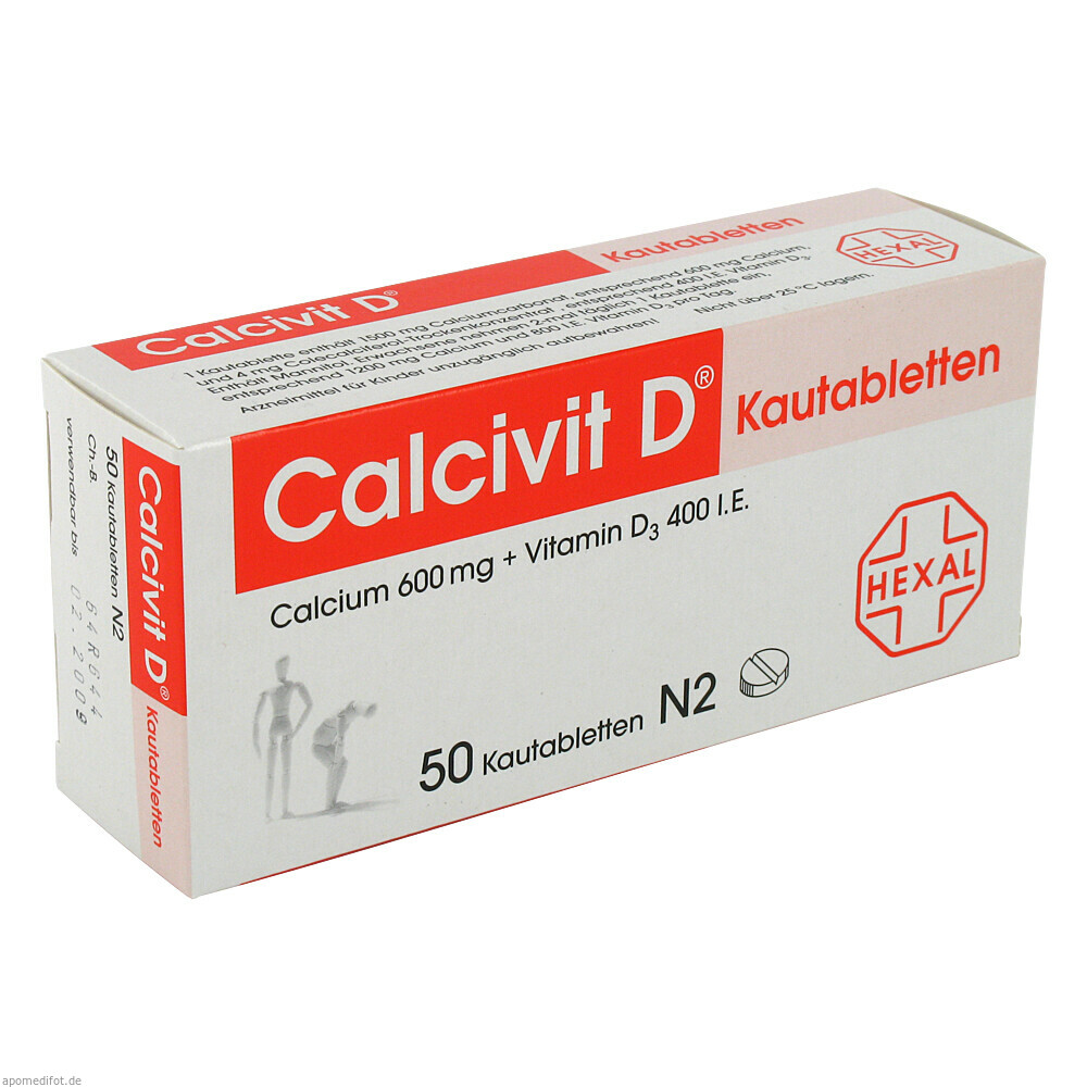 CALCIVIT D KAUTABLETTEN 50St (CHEPLAPHAR)