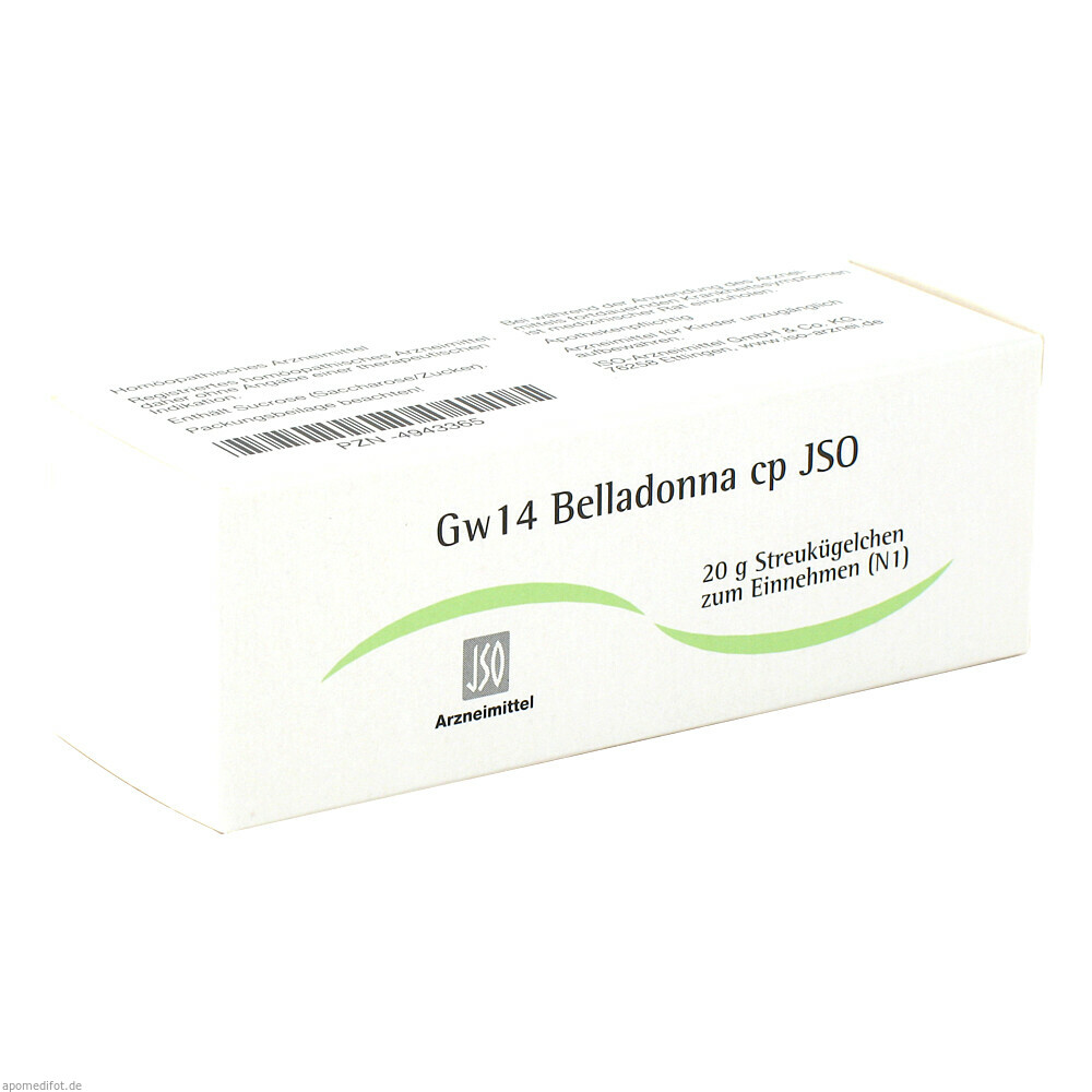 GW14 BELLADONNA CP JSO 20g (ISO ARZNEI)