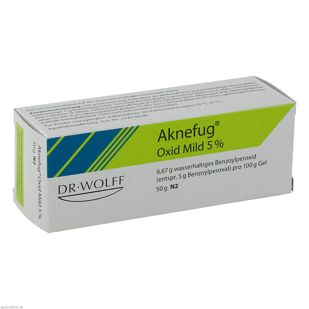 AKNEFUG-OXID MILD 5% 50g (WOLFF/BIEL)