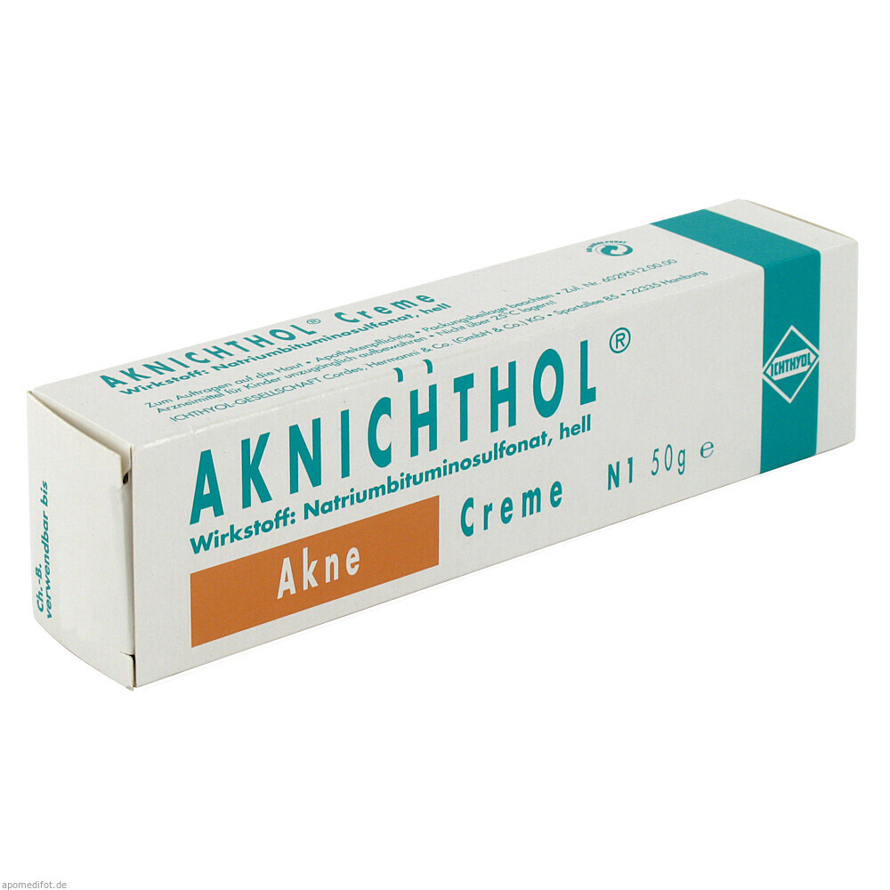 AKNICHTHOL CREME 50g (ICHTHYOL)