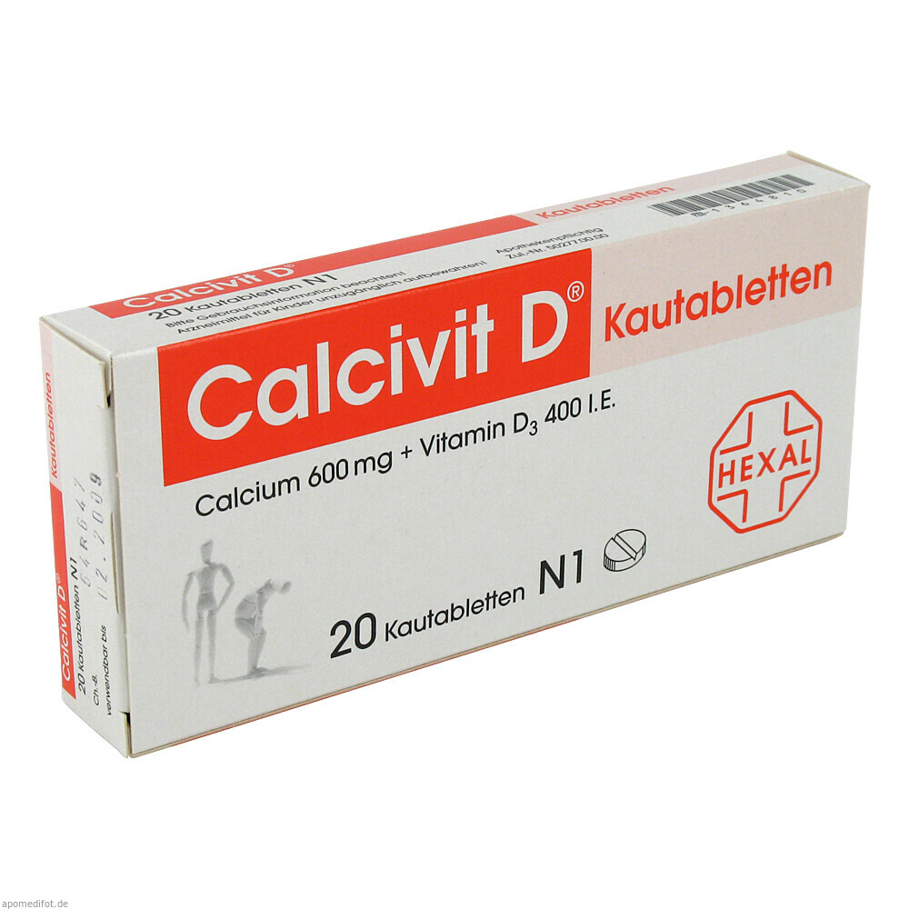 CALCIVIT D KAUTABLETTEN 20St (CHEPLAPHAR)