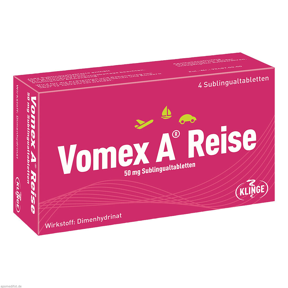 VOMEX A REISE 50MG 4St (KLINGE PHARMA)