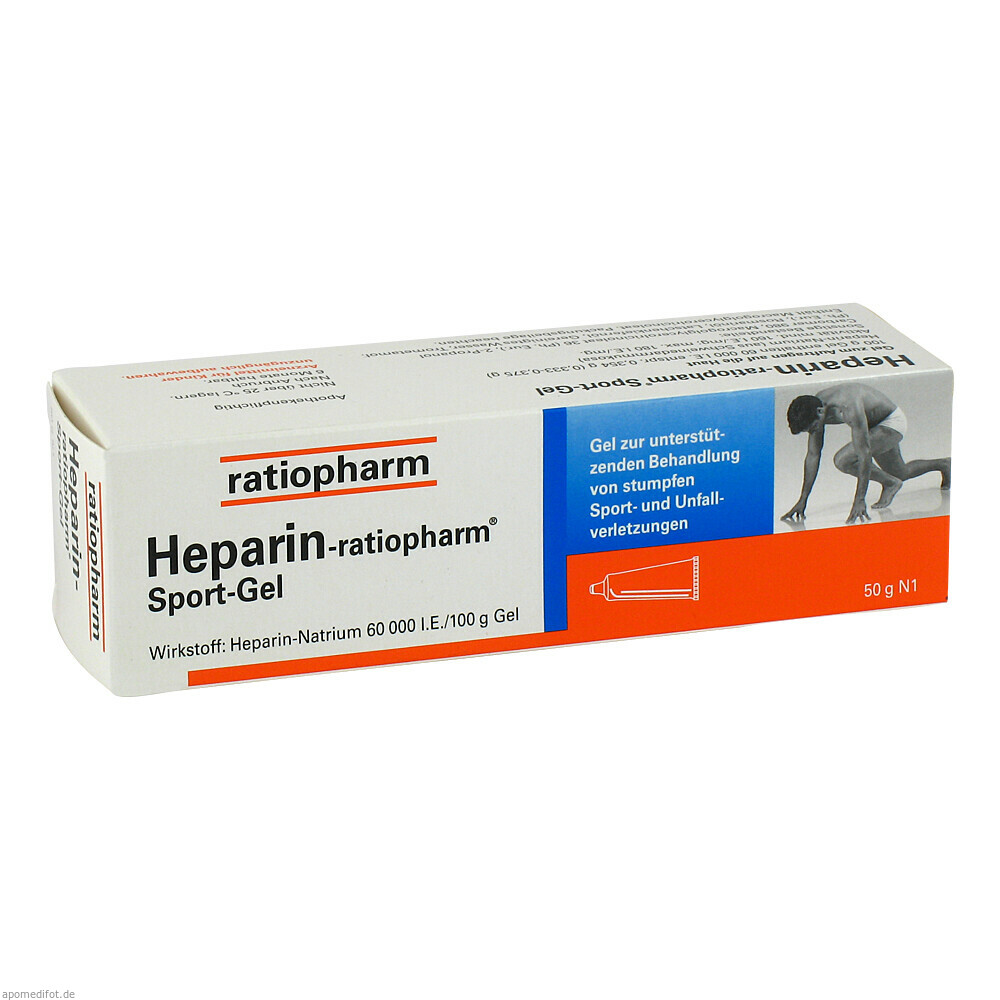 HEPARIN RATIOPHARM SPORT 50g (RATIOPHARM)