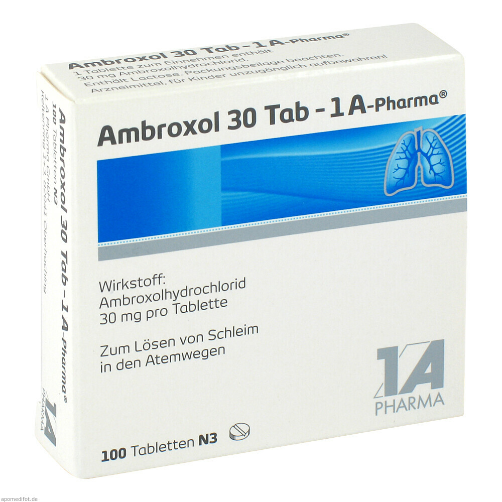 AMBROXOL 30 TAB 1A PHARMA 100St (1A PHARMA)