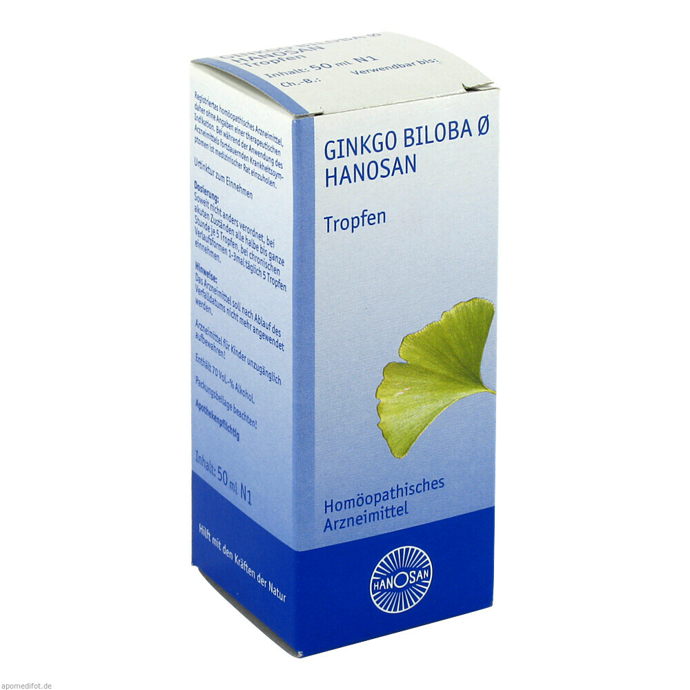 GINKGO BILOBA URT 50ml (HANOSAN)