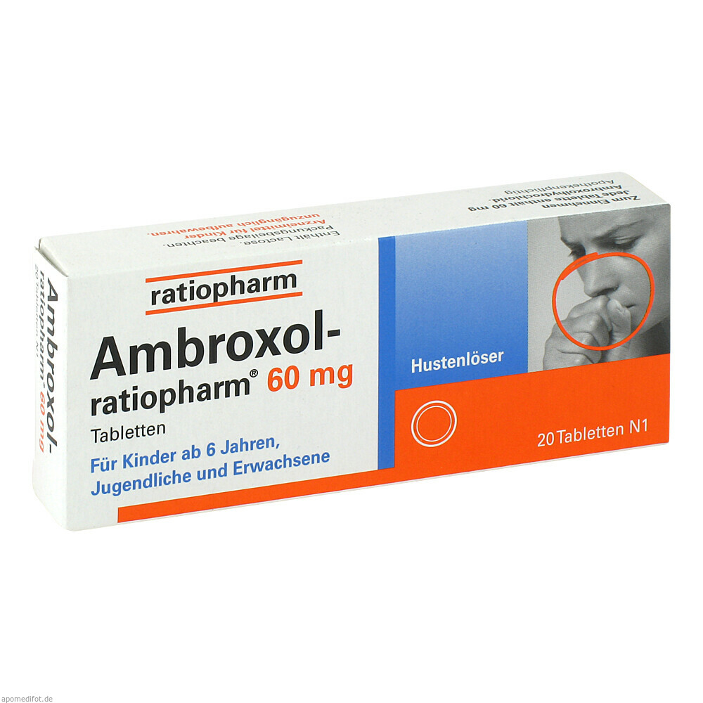 AMBROXOL RATIO60MG HUSTENL 20St (RATIOPHARM)