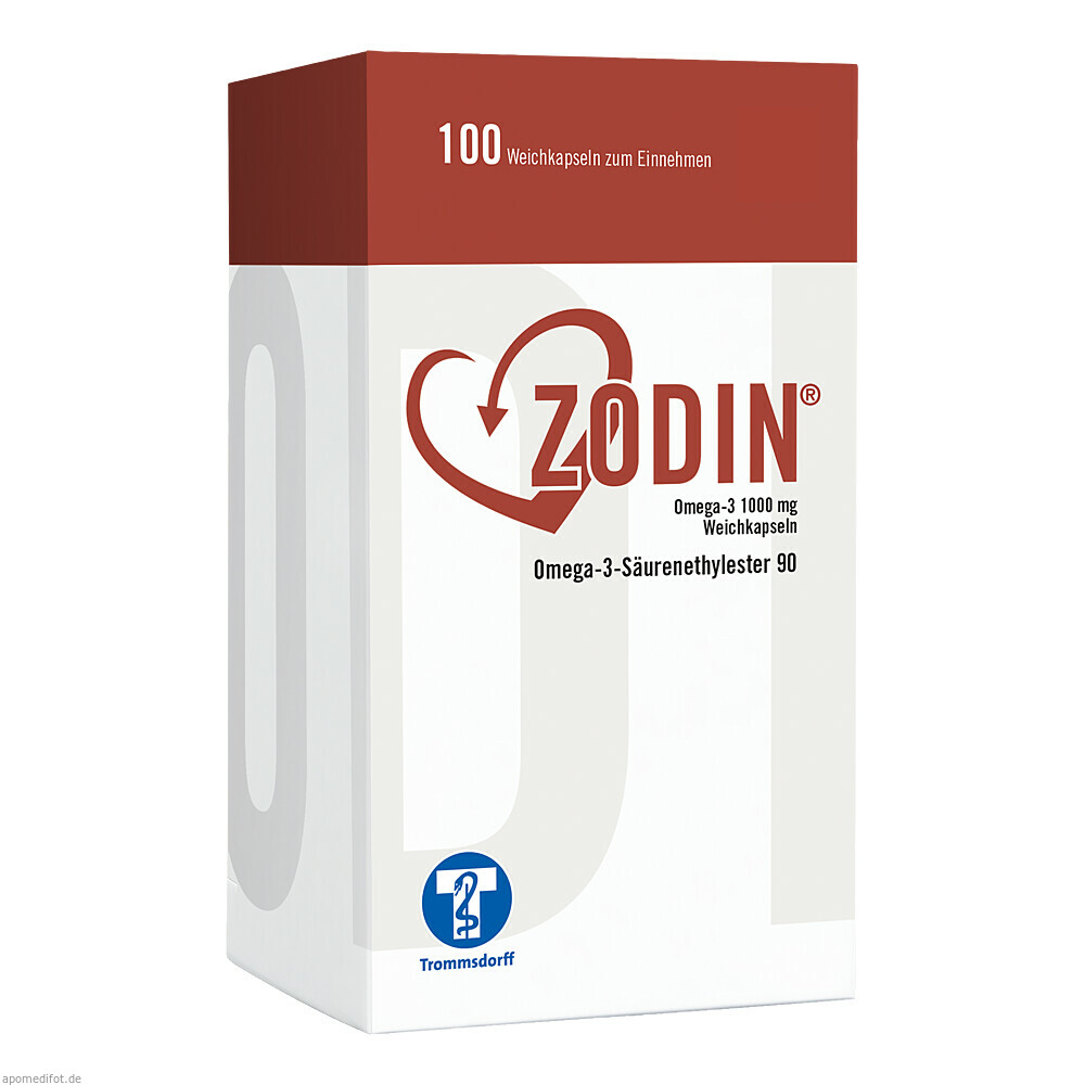 ZODIN OMEGA-3 1000MG WKA 100St (TROMMSDORFF)