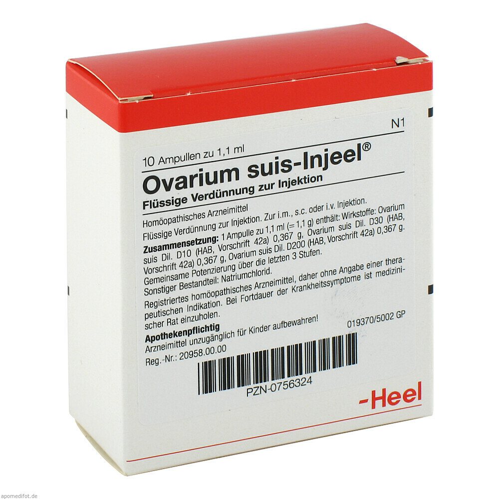 OVARIUM SUIS INJ ORG 10St (HEEL)