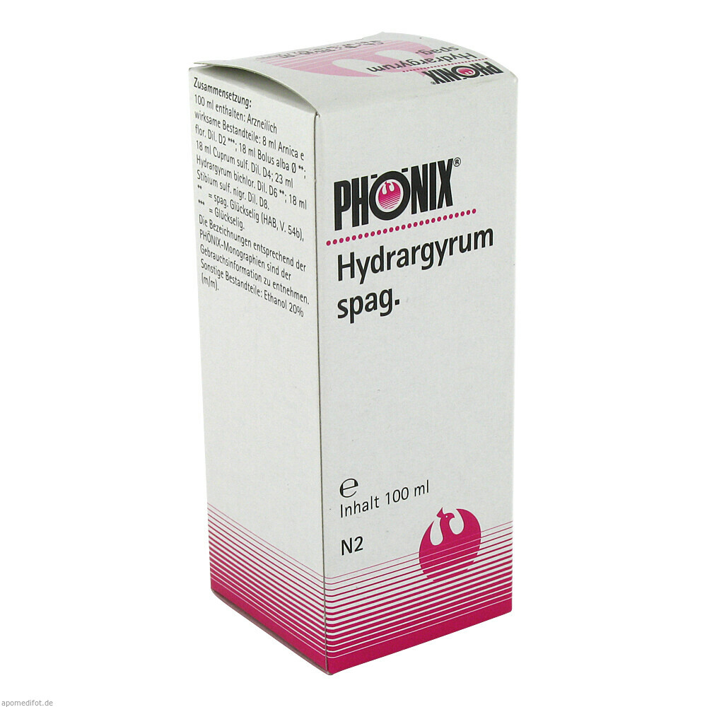 PHOENIX HYDRARGYRUM SPAG 100ml (PHOENIX LABORATORIUM)