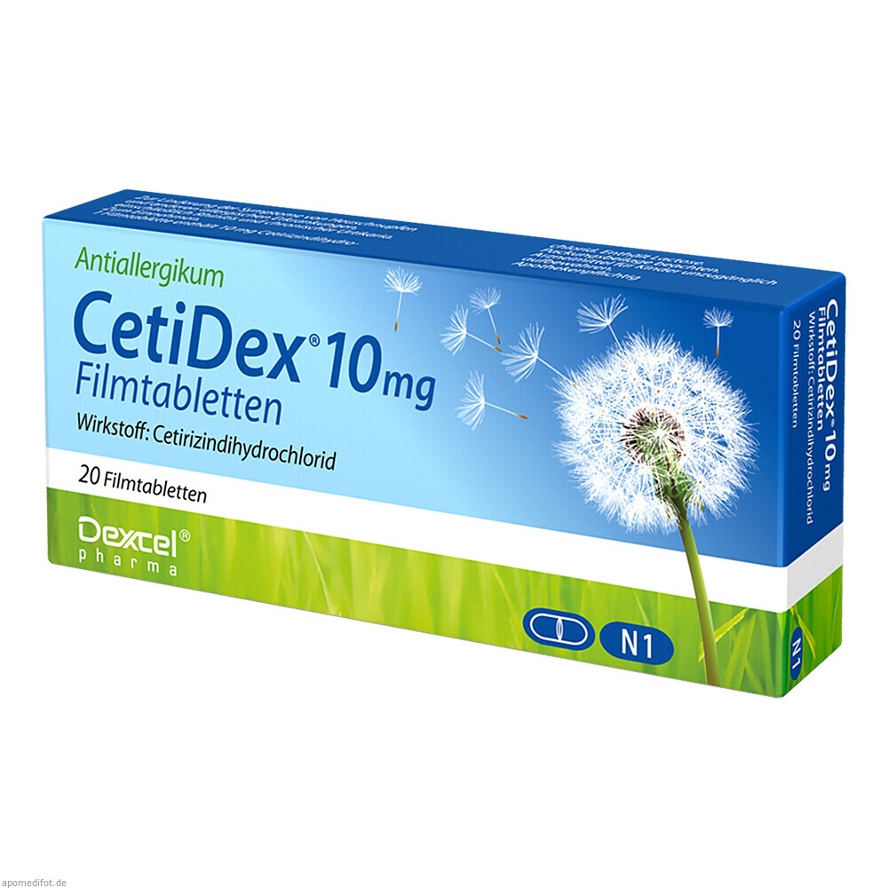 CETIDEX 10MG 20St (DEXCEL)