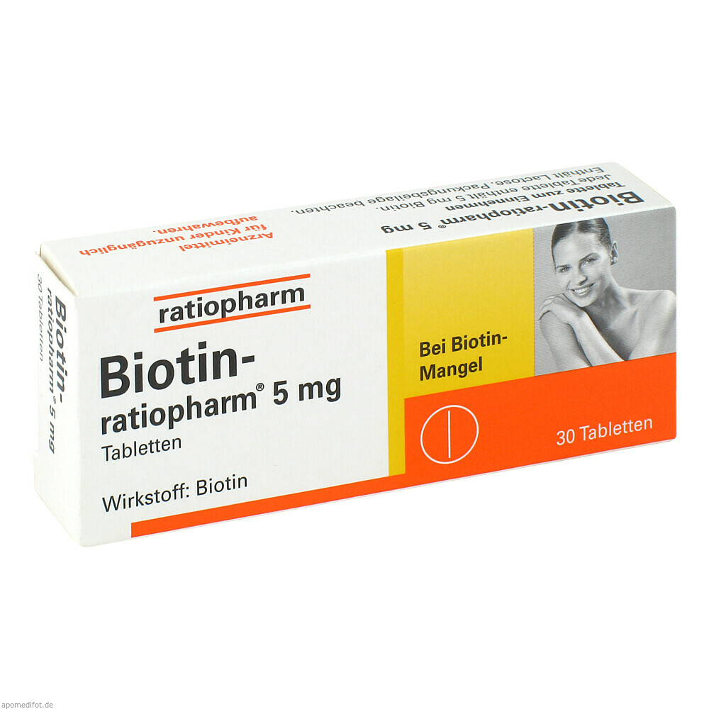 BIOTIN RATIOPHARM 5MG 30St (RATIOPHARM)