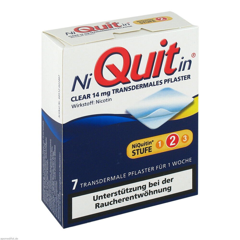 NIQUITIN CLEAR 14MG 7St (PERRIGO DEUTSCHLAND)