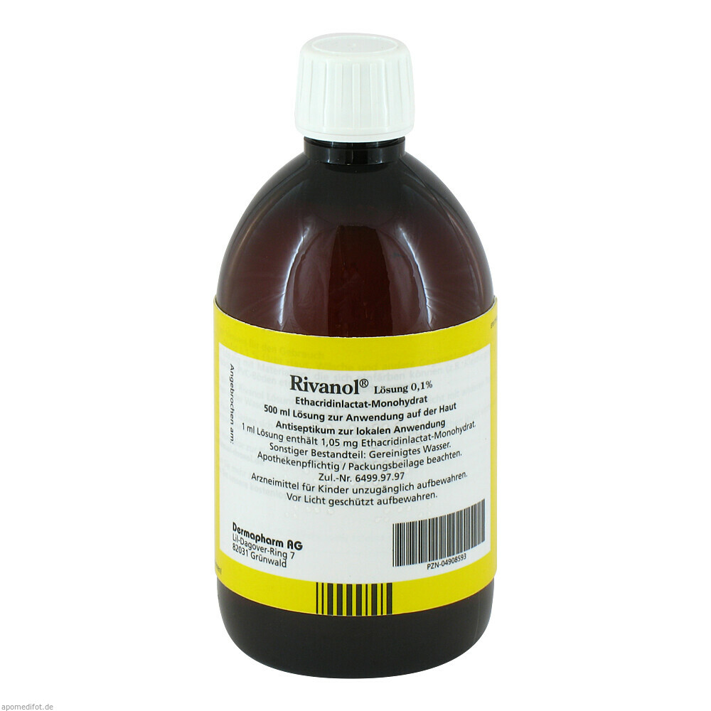 RIVANOL LOESUNG 0.1% 500ml (DERMAPHARM)