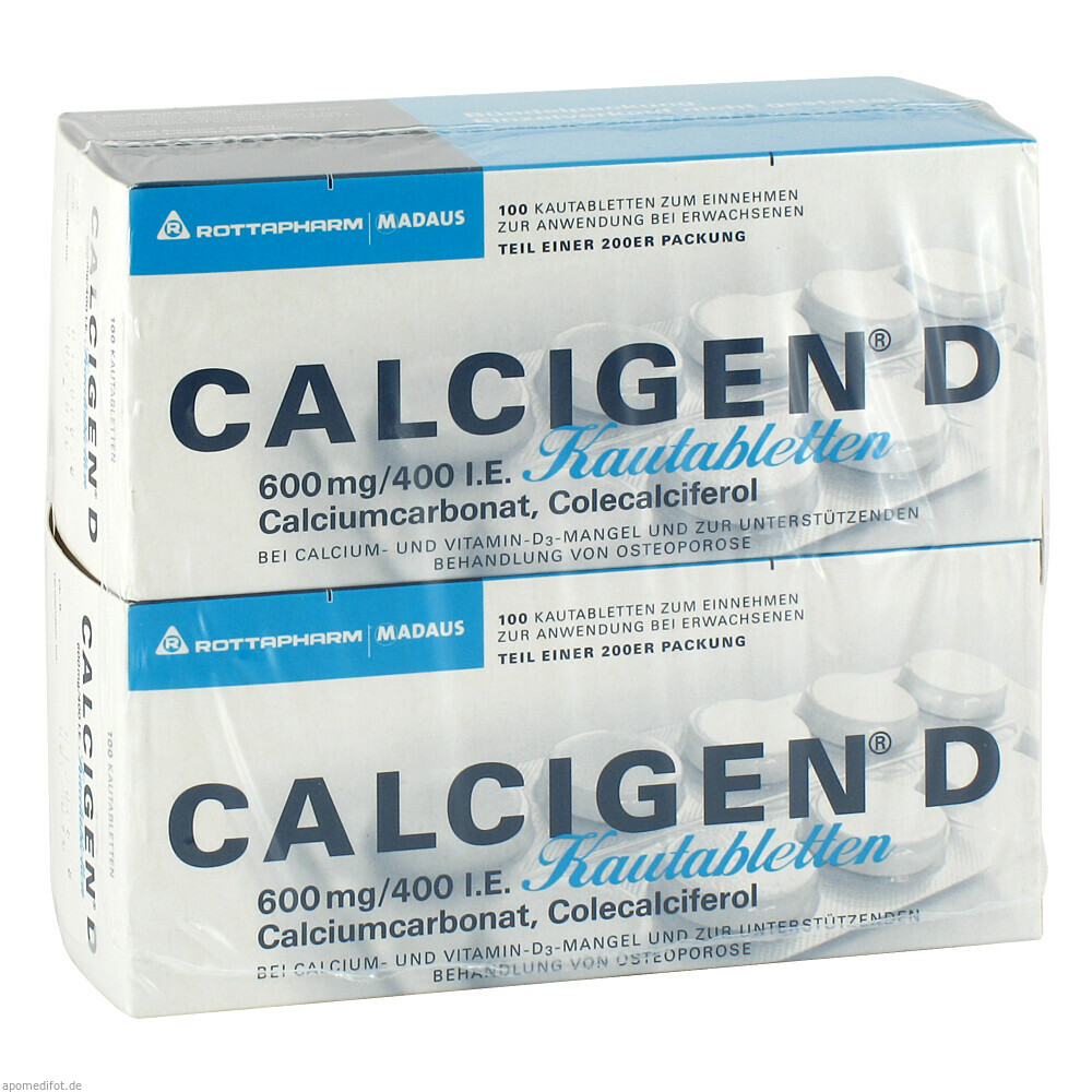 CALCIGEN D KAUTABLETTEN 200St (VIATRIS HEALTHCARE)