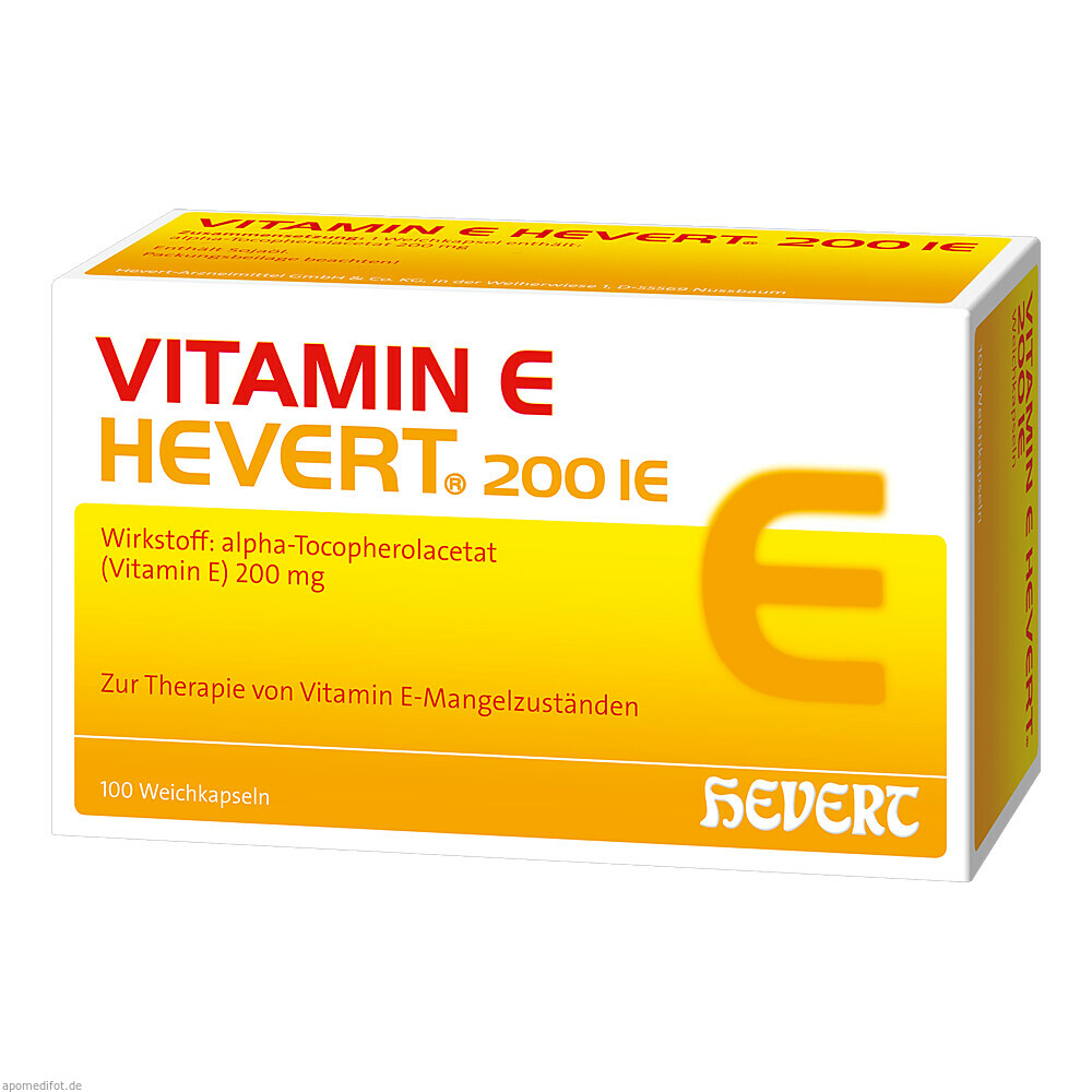 VITAMIN E HEVERT 200 IE 100St (HEVERT)