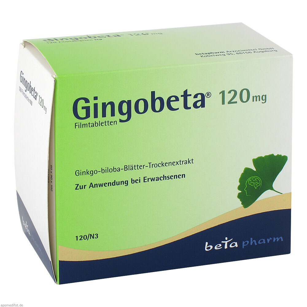 GINGOBETA 120MG 120St (BETAPHARM)